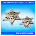 Insignia del sheriff del metal 3D (LZY-000099)